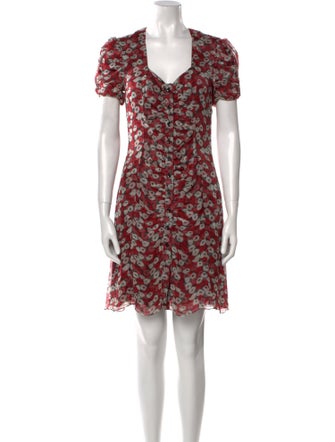 Yves Saint Laurent Silk Mini Dress