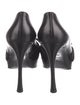 Yves Saint Laurent Rive Gauche Leather Bow Accents Slingback Sandals