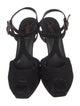 Yves Saint Laurent Suede T-Strap Pumps