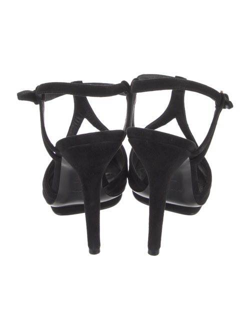 Yves Saint Laurent Suede T-Strap Pumps