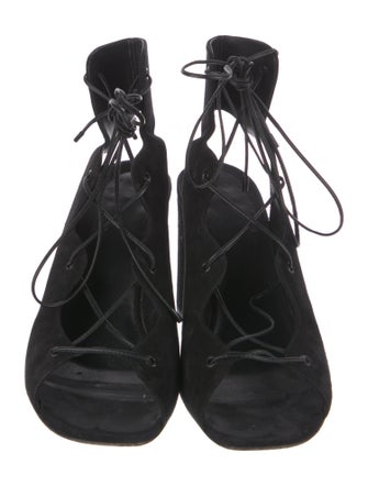 Yves Saint Laurent Suede Sandals