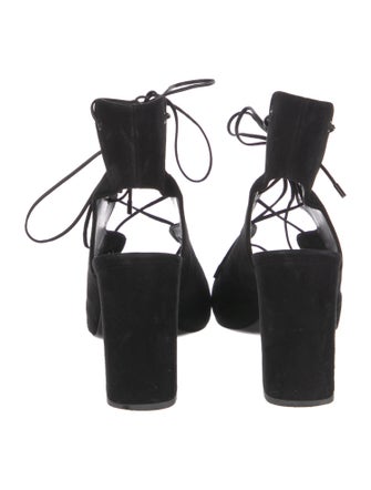 Yves Saint Laurent Suede Sandals