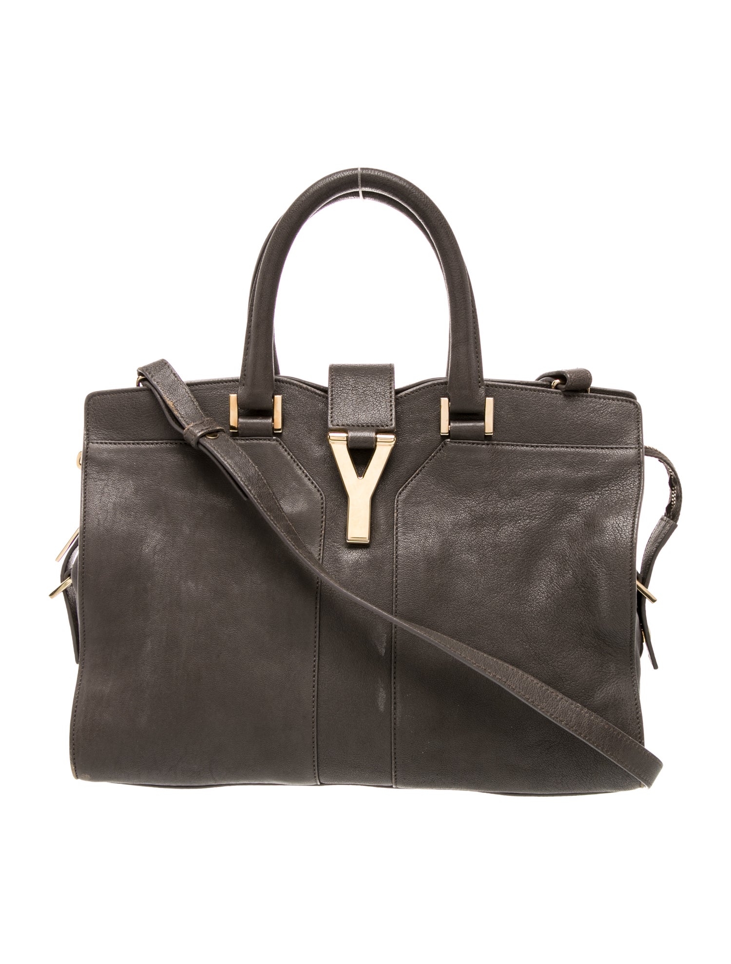 Yves Saint Laurent Leather Top Handle Bag