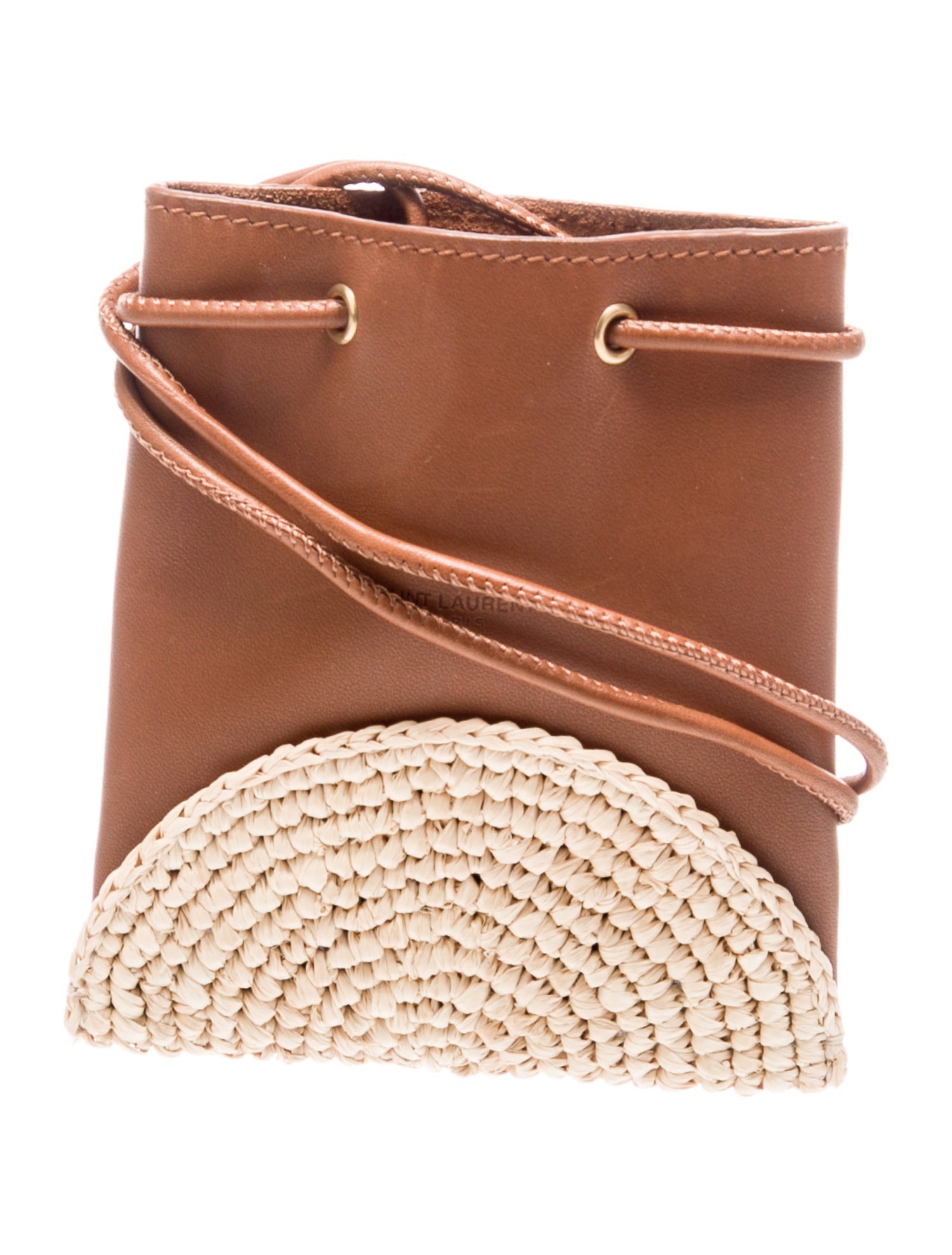 Yves Saint Laurent Leather Crossbody Bag w/ Tags