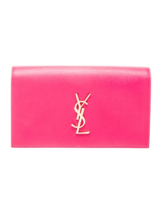Saint Laurent Leather Clutch