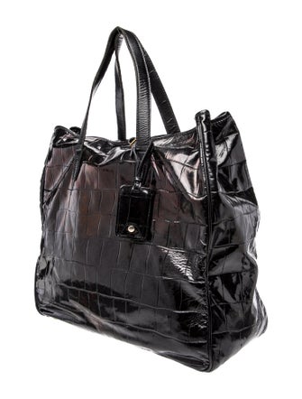 Yves Saint Laurent Patent Leather Weekender Bag