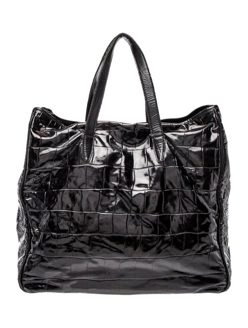Yves Saint Laurent Patent Leather Weekender Bag