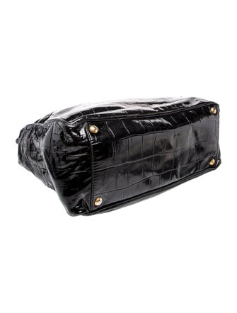 Yves Saint Laurent Patent Leather Weekender Bag