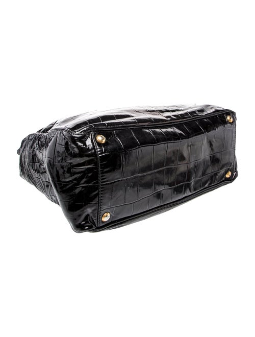 Yves Saint Laurent Patent Leather Weekender Bag