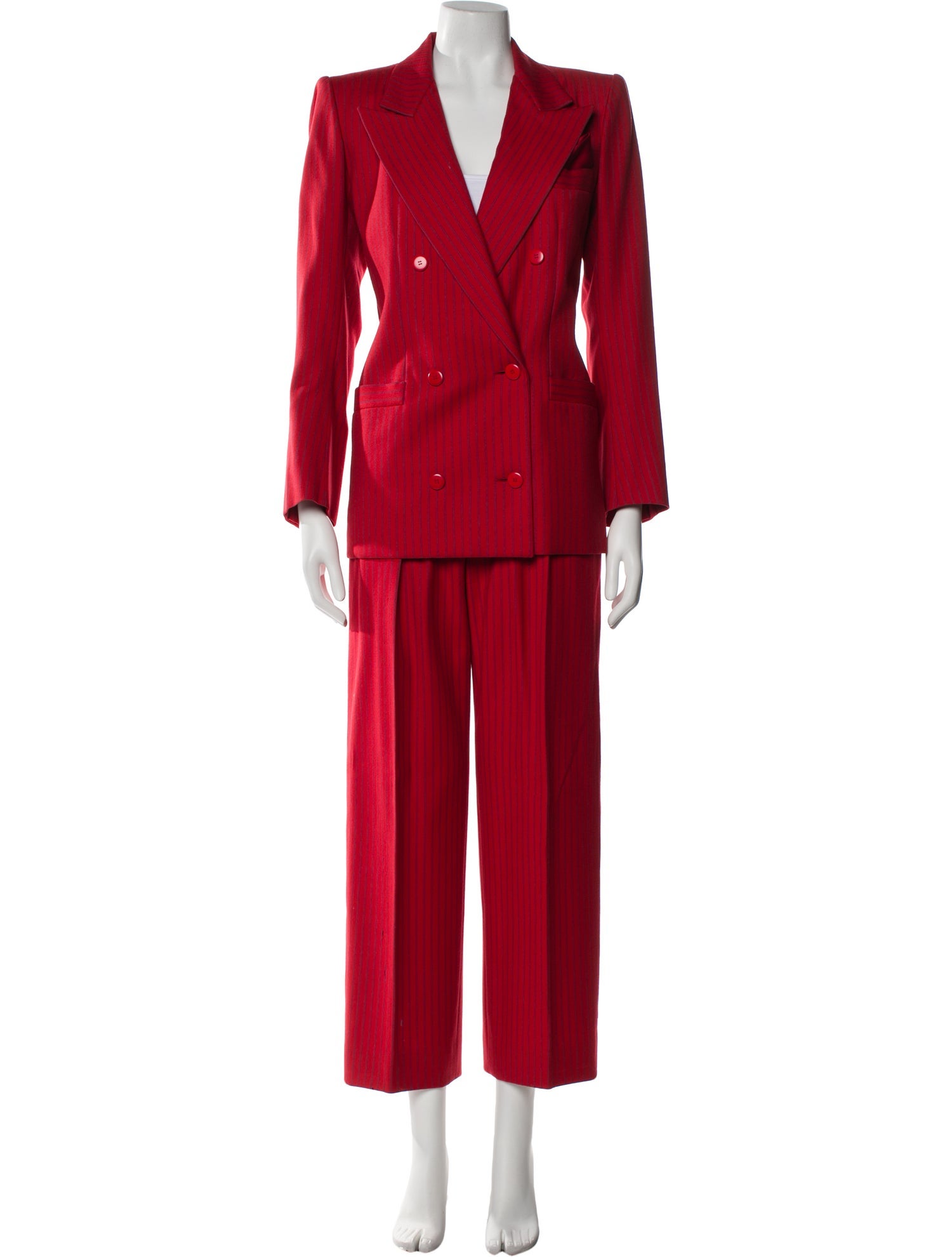 Yves Saint Laurent Vintage Late 1970's - Early 1980's Pantsuit