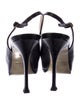 Yves Saint Laurent Tribtoo Leather Slingback Pumps