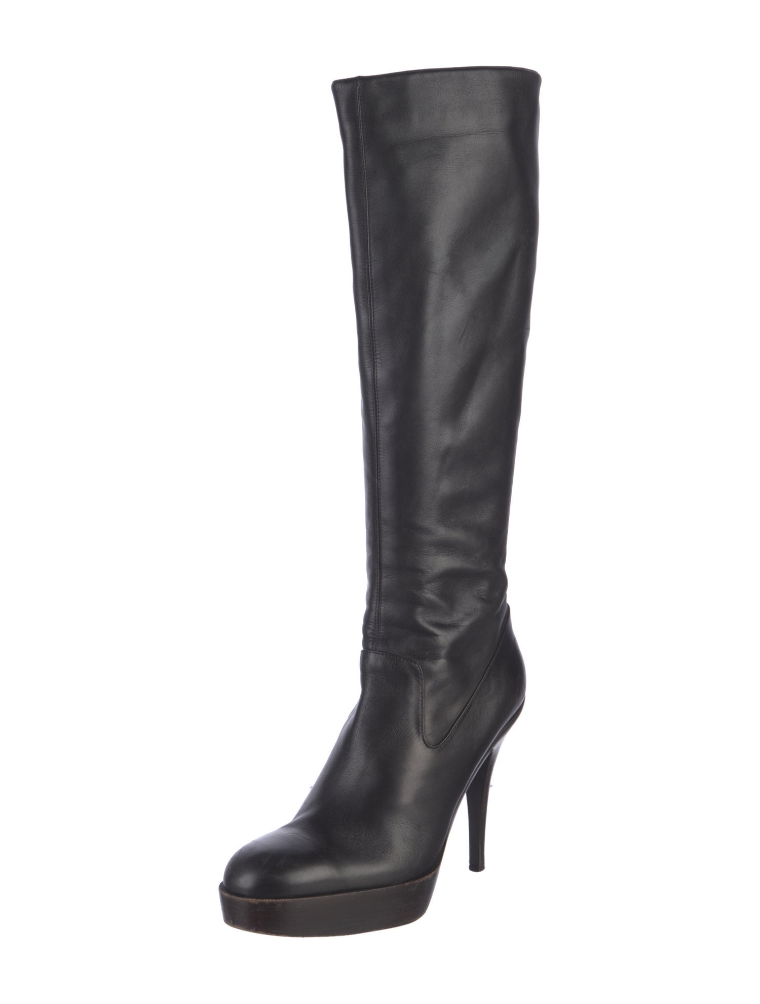 Yves Saint Laurent Rive Gauche Leather Boots