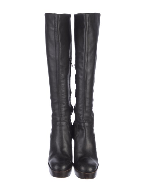 Yves Saint Laurent Rive Gauche Leather Boots