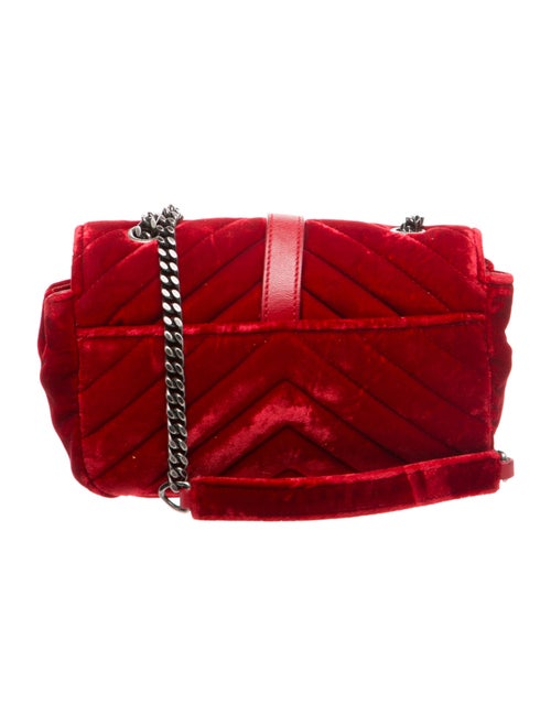 Saint Laurent Velvet Crossbody Bag Baby