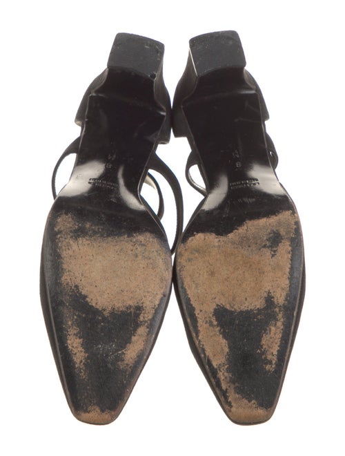 Yves Saint Laurent Suede T-Strap Pumps