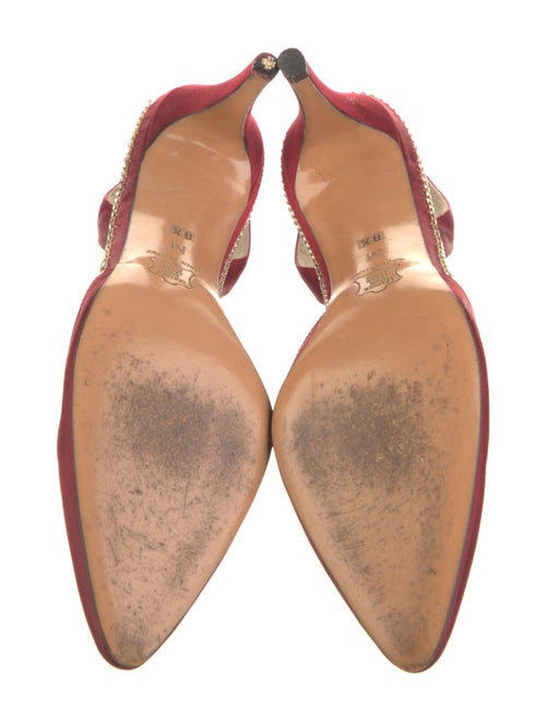 Yves Saint Laurent Crystal Embellishments Slingback Pumps