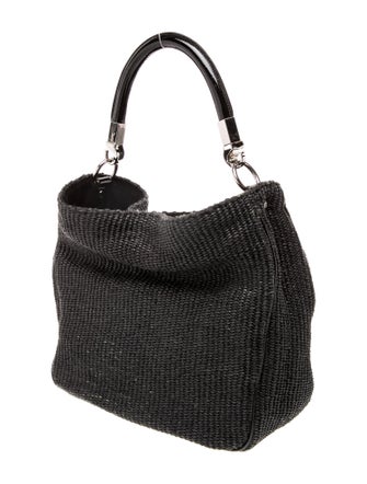 Yves Saint Laurent Raffia Hobo