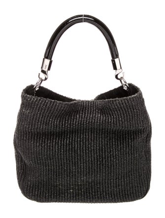 Yves Saint Laurent Raffia Hobo