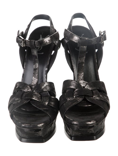 Yves Saint Laurent Leather T-Strap Pumps