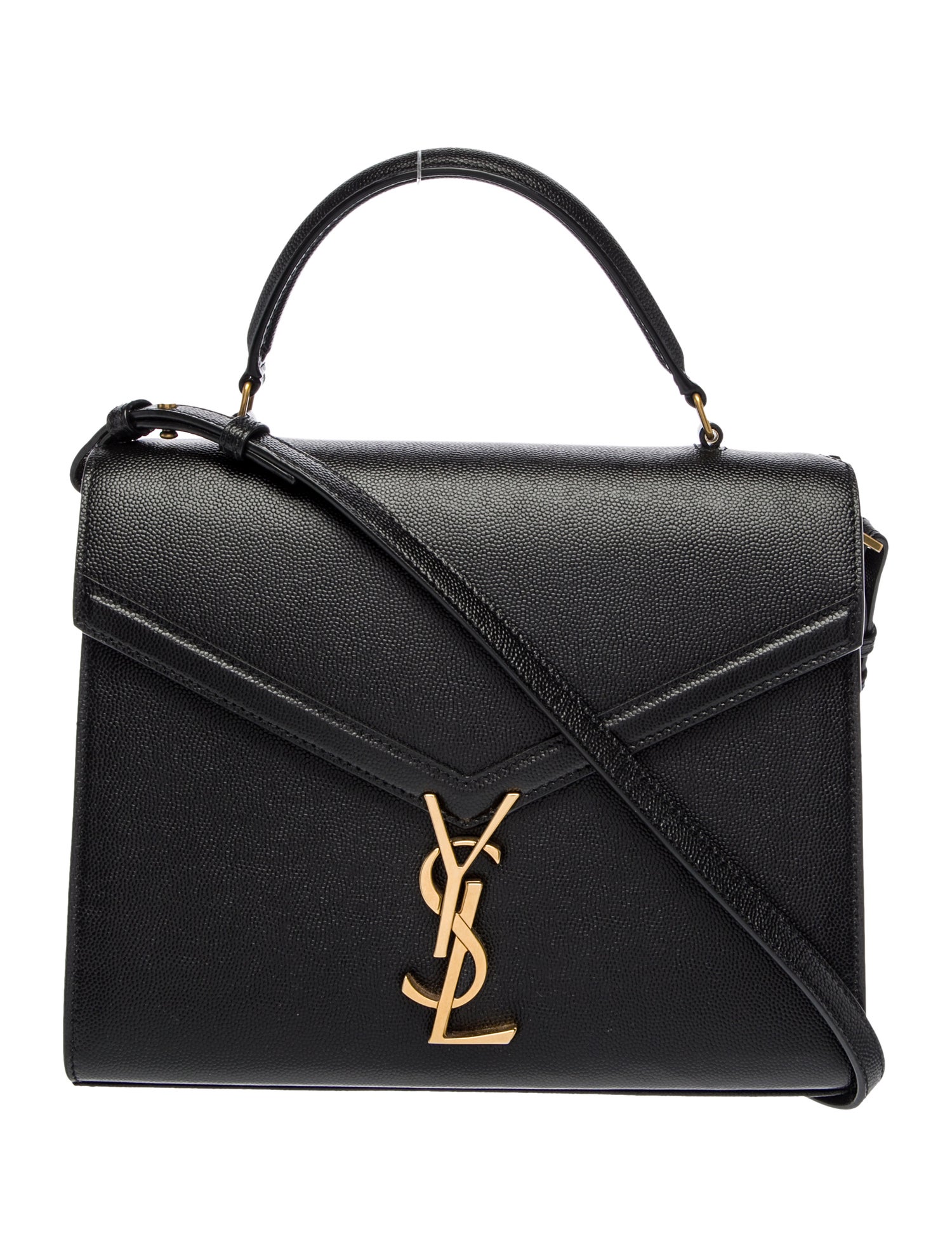 Saint Laurent Leather Cassandre Medium 2022