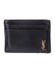 Yves Saint Laurent Monogram Card Holder Leather Card Holder Leather Card Holder