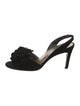 Yves Saint Laurent Velvet Slingback Sandals