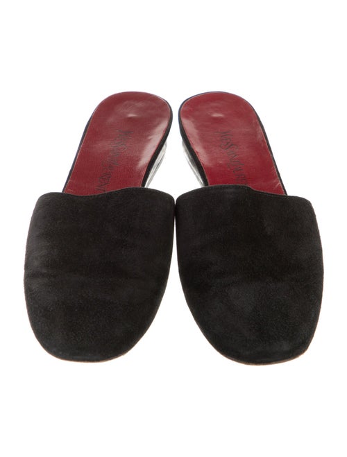 Yves Saint Laurent Suede Mules