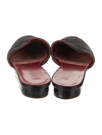 Yves Saint Laurent Suede Mules