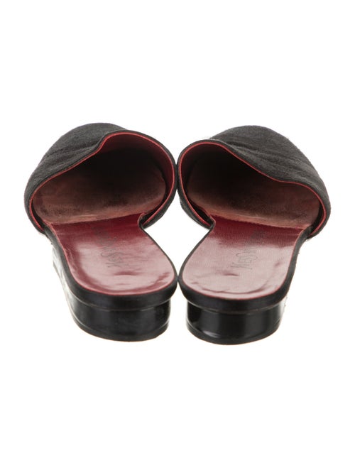 Yves Saint Laurent Suede Mules