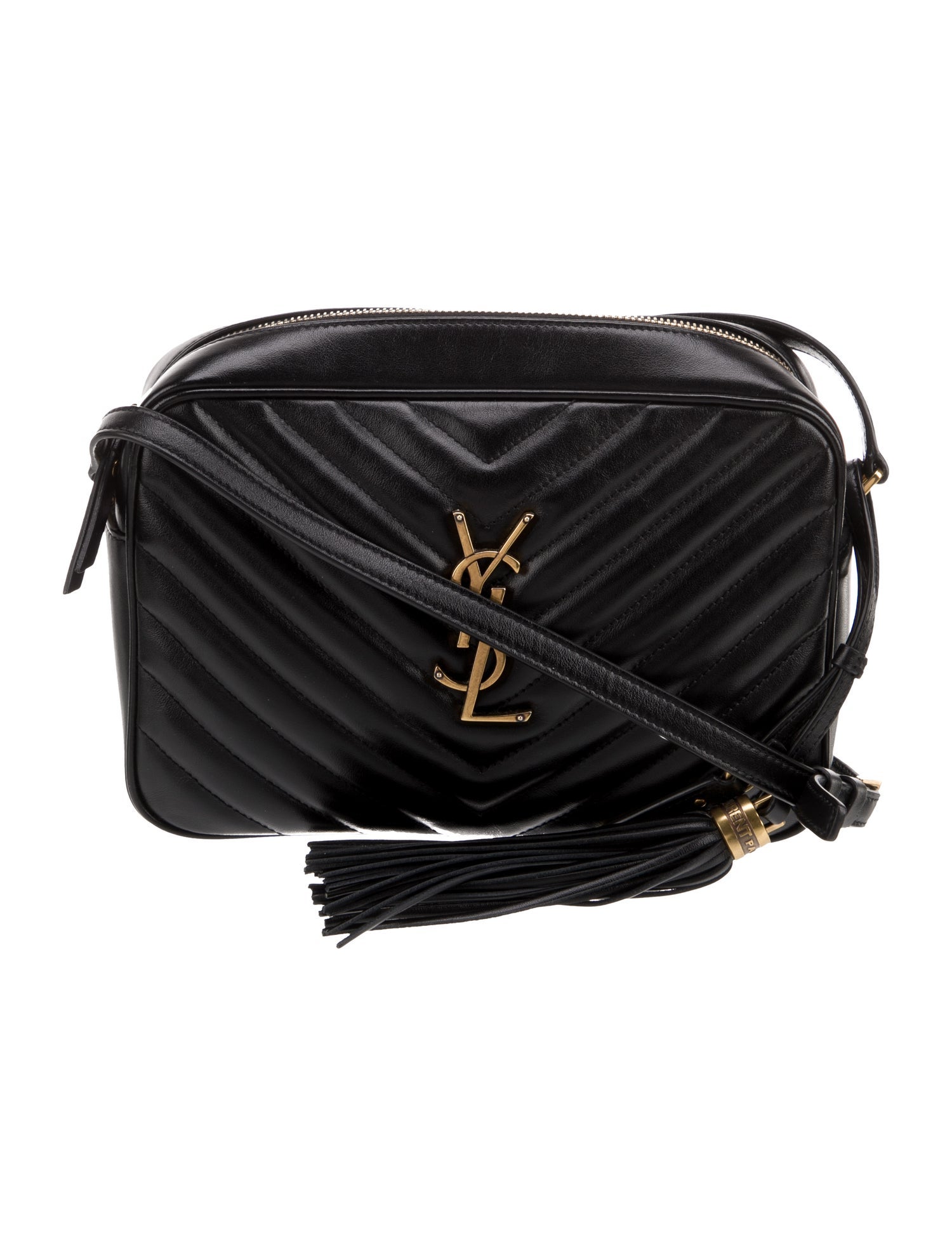 Yves Saint Laurent Quilted Monogram Lou Camera Bag