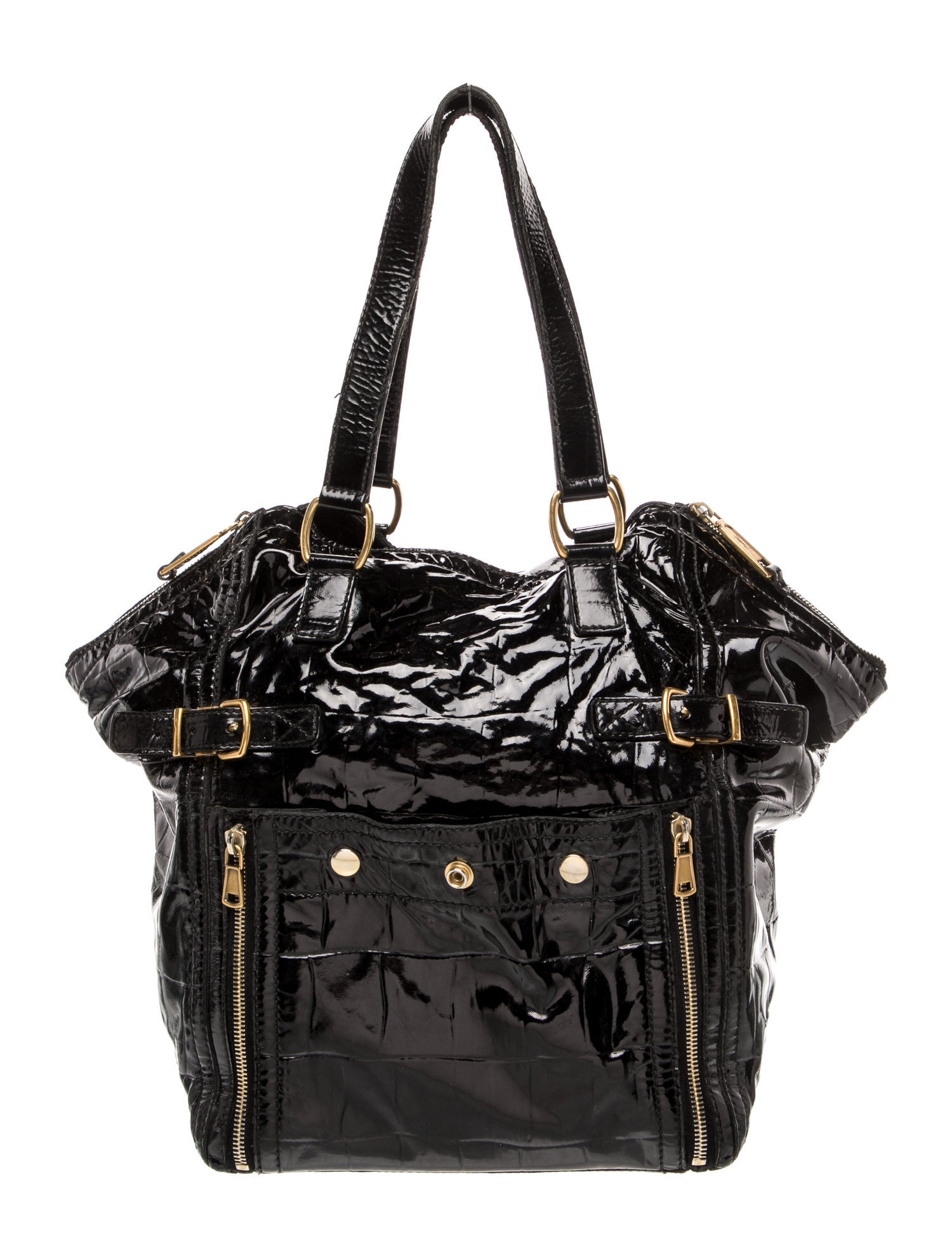 Yves Saint Laurent Patent Leather Shoulder Bag