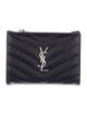 Saint Laurent Chevron Leather Wallet