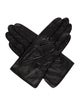 Yves Saint Laurent Solid Leather Gloves