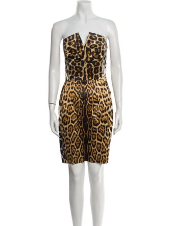 Yves Saint Laurent Silk Mini Dress