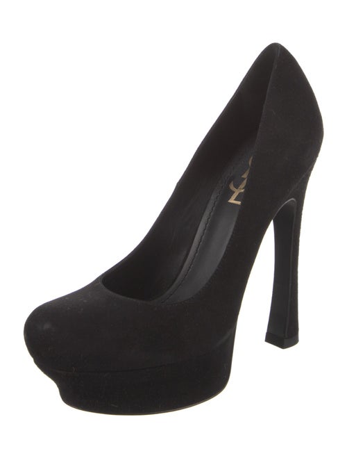 Yves Saint Laurent Rive Gauche Suede Pumps