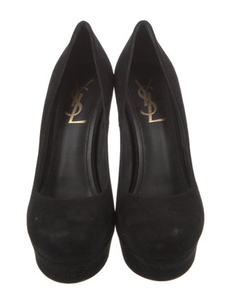Yves Saint Laurent Rive Gauche Suede Pumps