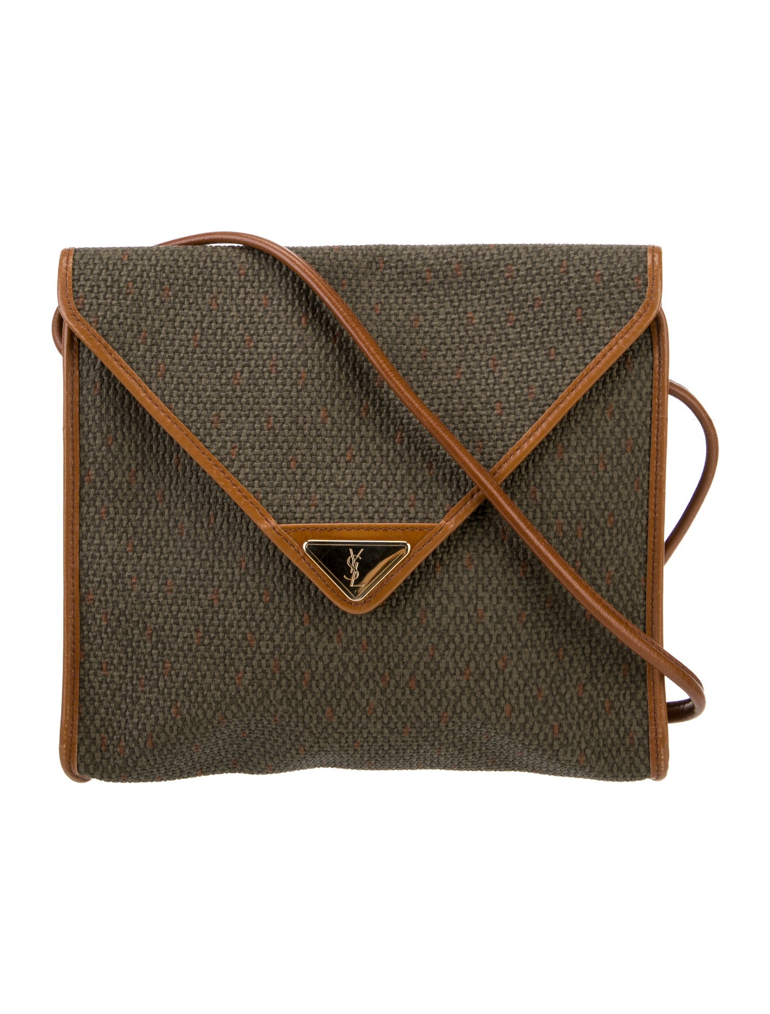 Yves Saint Laurent Leather Messenger Bag