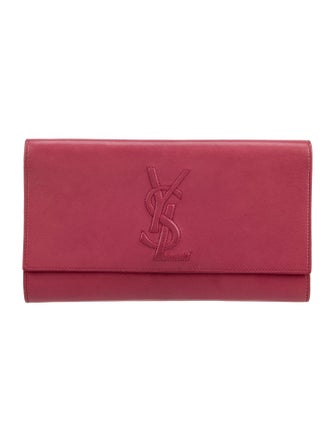 Yves Saint Laurent Leather Clutch