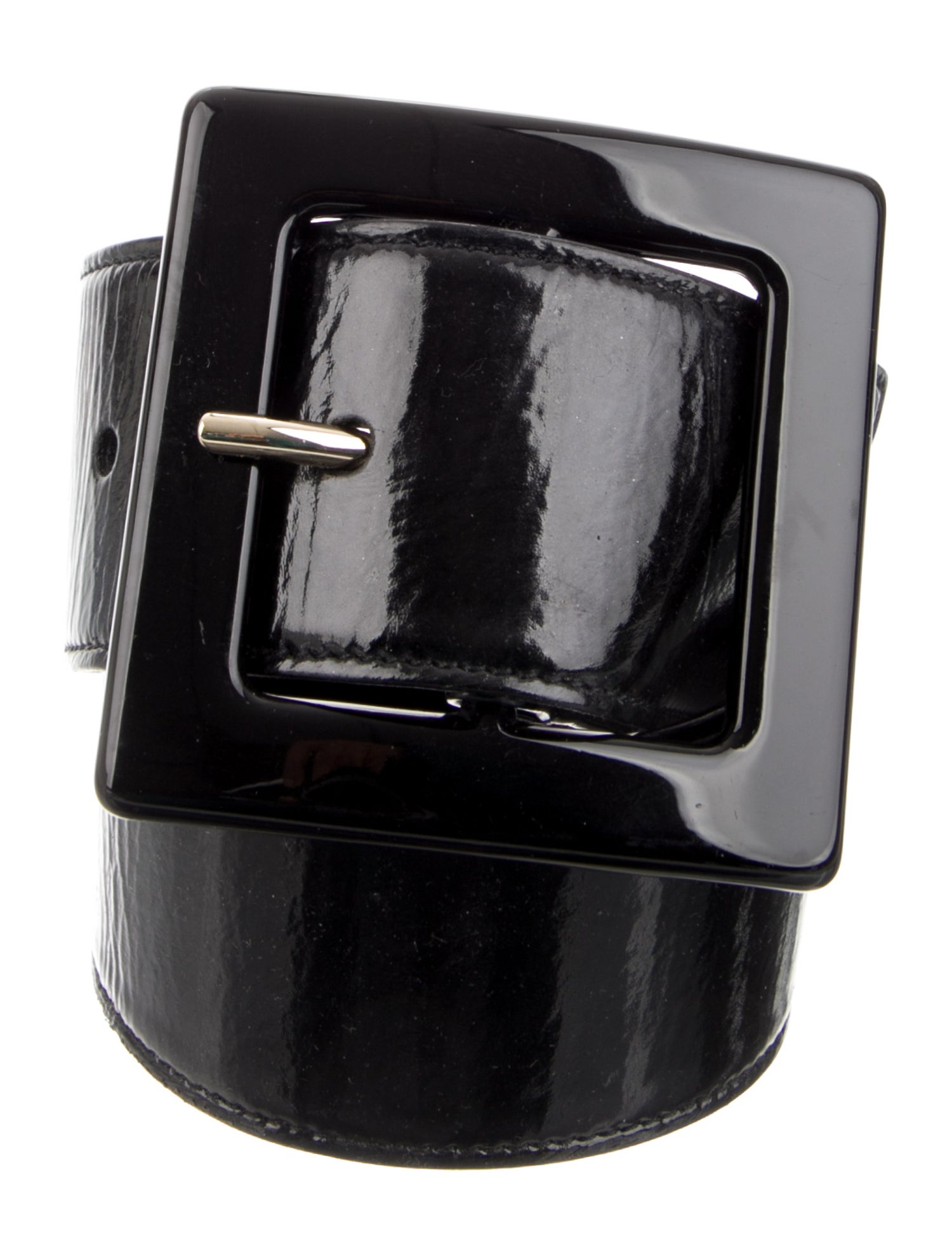 Yves Saint Laurent Wide Leather Waist Belt