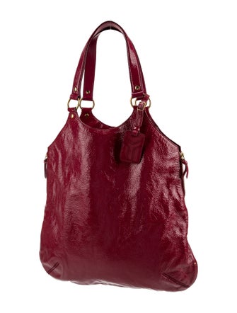 Yves Saint Laurent Rive Gauche Patent Leather Hobo
