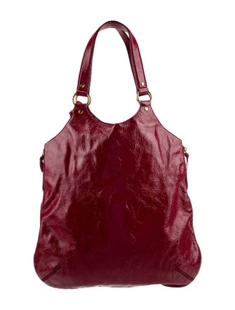 Yves Saint Laurent Rive Gauche Patent Leather Hobo
