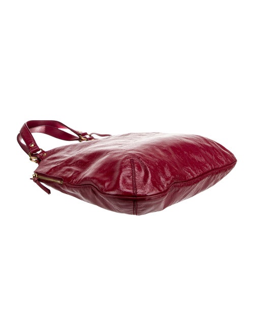 Yves Saint Laurent Rive Gauche Patent Leather Hobo