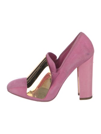 Yves Saint Laurent Rive Gauche Suede Pumps