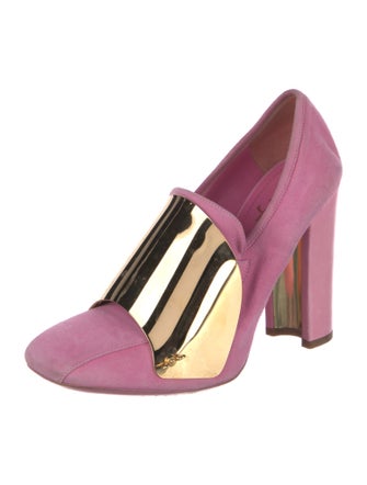 Yves Saint Laurent Rive Gauche Suede Pumps