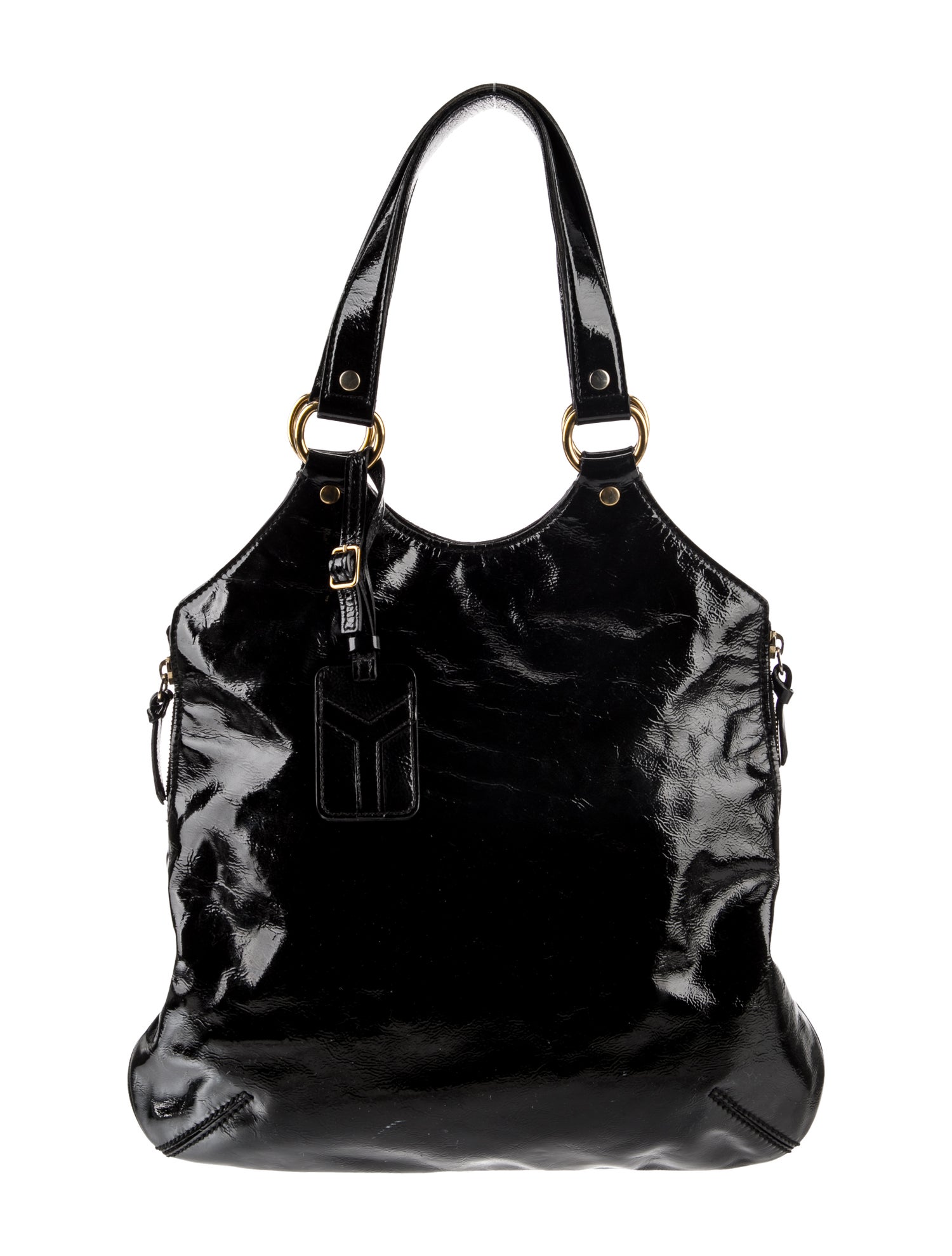Yves Saint Laurent Patent Leather Shoulder Bag
