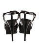 Yves Saint Laurent Patent Leather T-Strap Sandals