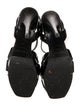 Yves Saint Laurent Patent Leather T-Strap Sandals