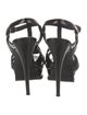 Yves Saint Laurent Patent Leather T-Strap Sandals