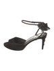 Yves Saint Laurent Rive Gauche Suede Sandals