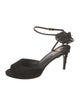 Yves Saint Laurent Rive Gauche Suede Sandals